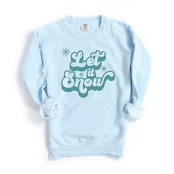 

Ретро свитер Let it snow с эффектом окрашивания Simply Sage Market