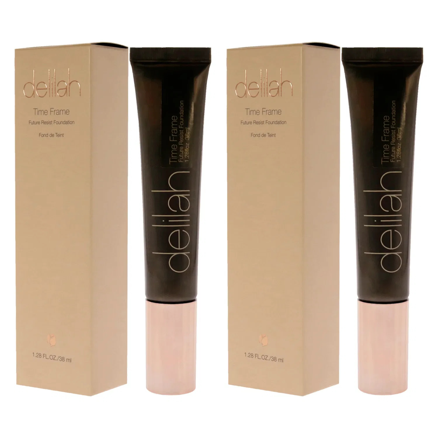 Тональный крем Future Resist SPF 20 - Pebble от Delilah для женщин - 37 мл - упаковка из 2 штук, коричневый — фото 4