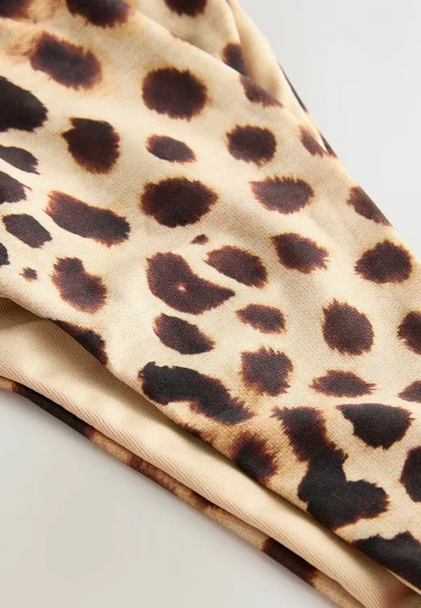Трусики от бикини танга Next, Brown Leopard Print — фото 3