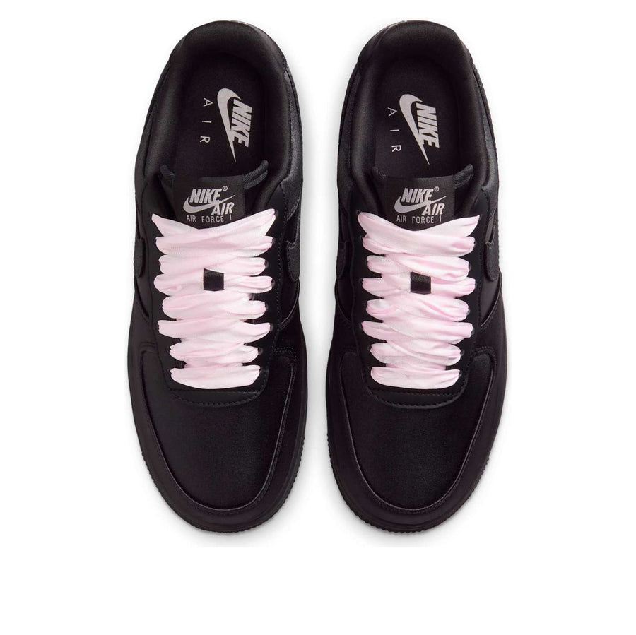 Кроссовки (WMNS) Nike Air Force 1 Low '07 LV8 'Black Satin', черный — фото 4