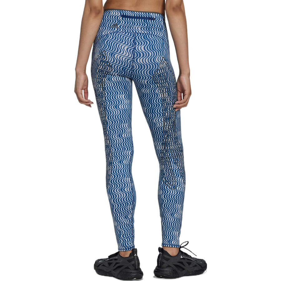 Леггинсы (WMNS) adidas by Stella McCartney TruePace Running COLD.RDY Leggings 'Teal' — фото 3
