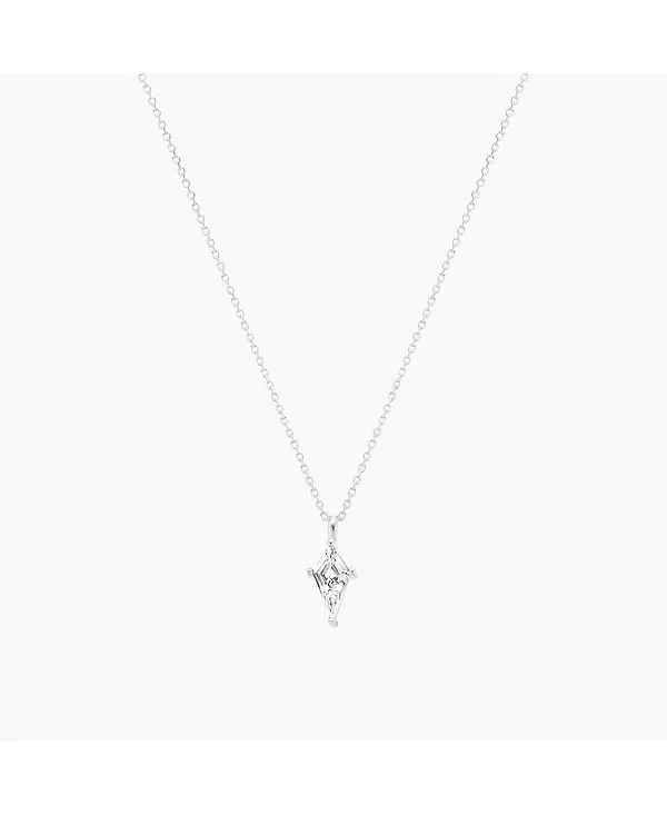 

Ожерелье с подвеской-солитером из стерлингового серебра Bearfruit Jewelry, silver