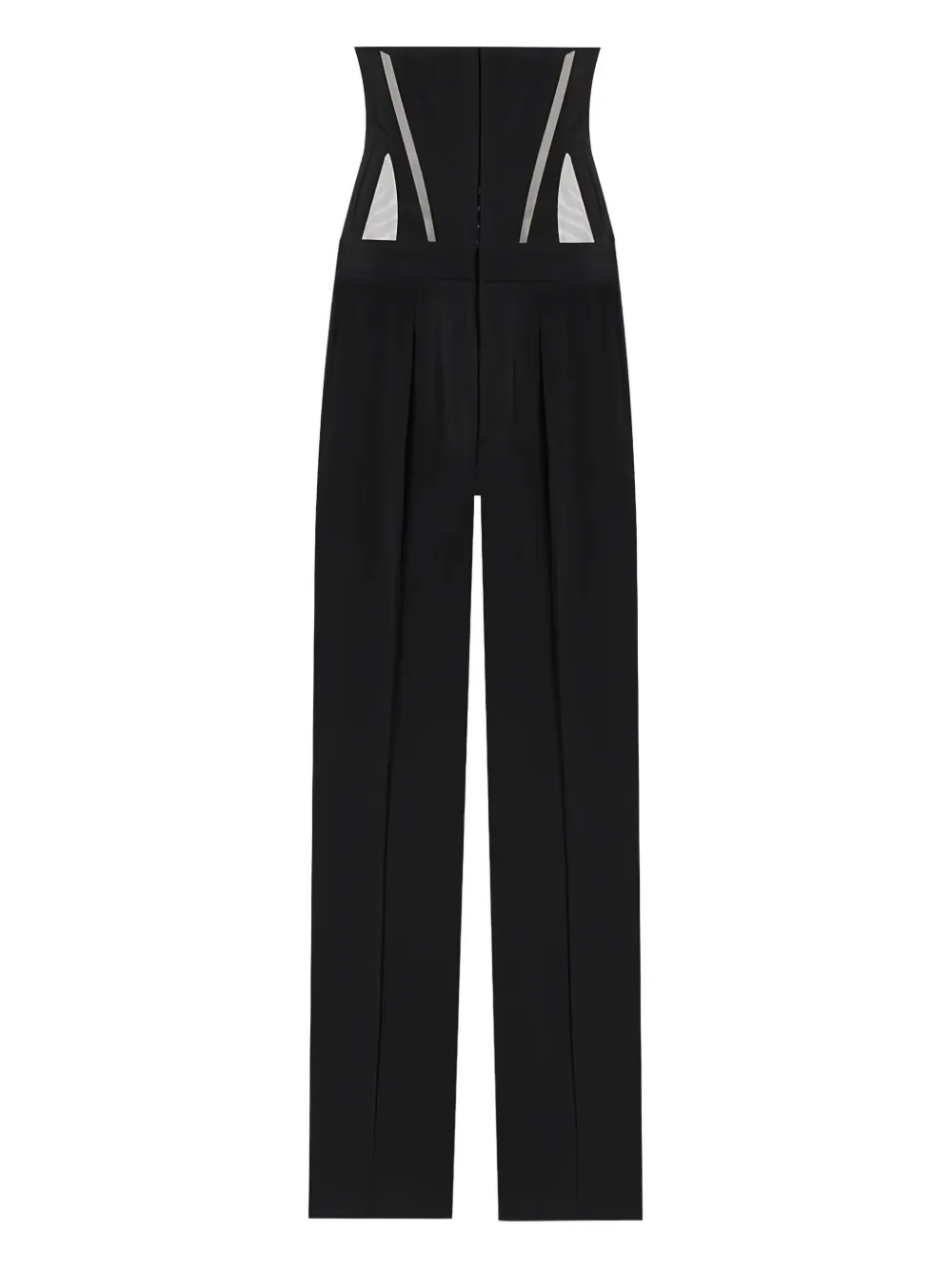 

Брюки с корсетной талией Mugler, черный