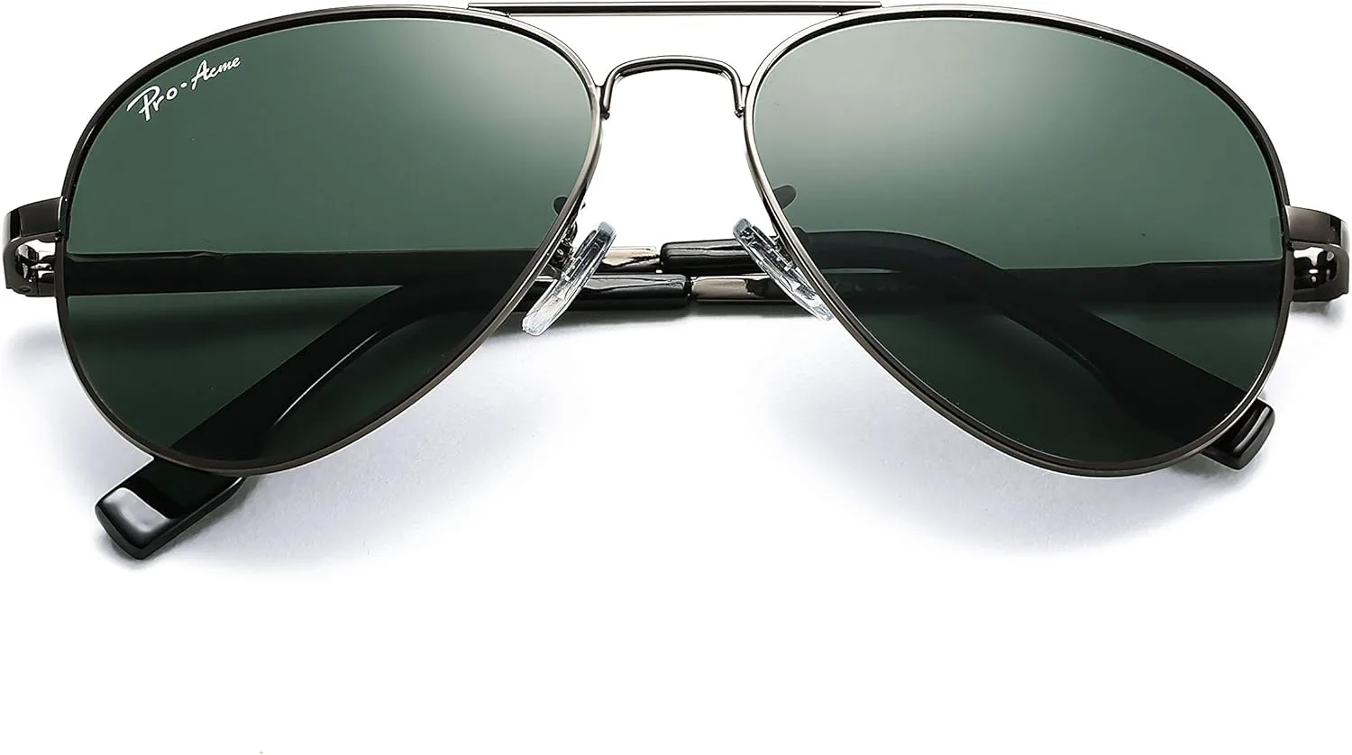 

Солнцезащитные очки Pro Acme Classic Polarized Aviator с поляризацией, 100% защита от УФ-излучения, размеры: 52 мм, 58 мм, 63 мм, B1 Gunmetal Frame/G15 Lens