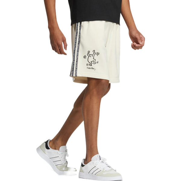 Шорты men's neo x . crossover cartoon pattern stripe athleisure casual sports shorts beige Adidas, мультиколор — фото 4