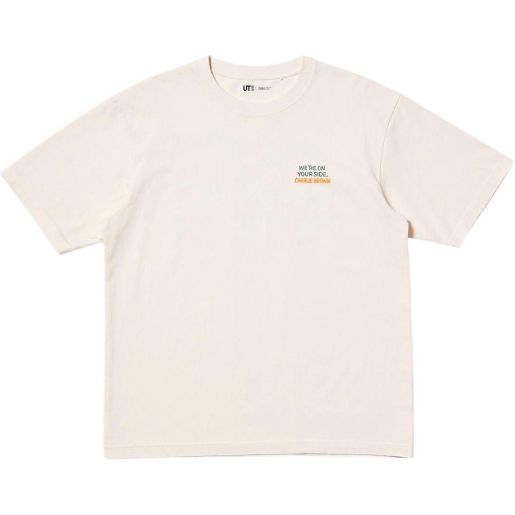 

Футболка унисекс цвета айвори UNIQLO, слоновая кость, Бежевый, Футболка унисекс цвета айвори UNIQLO, слоновая кость