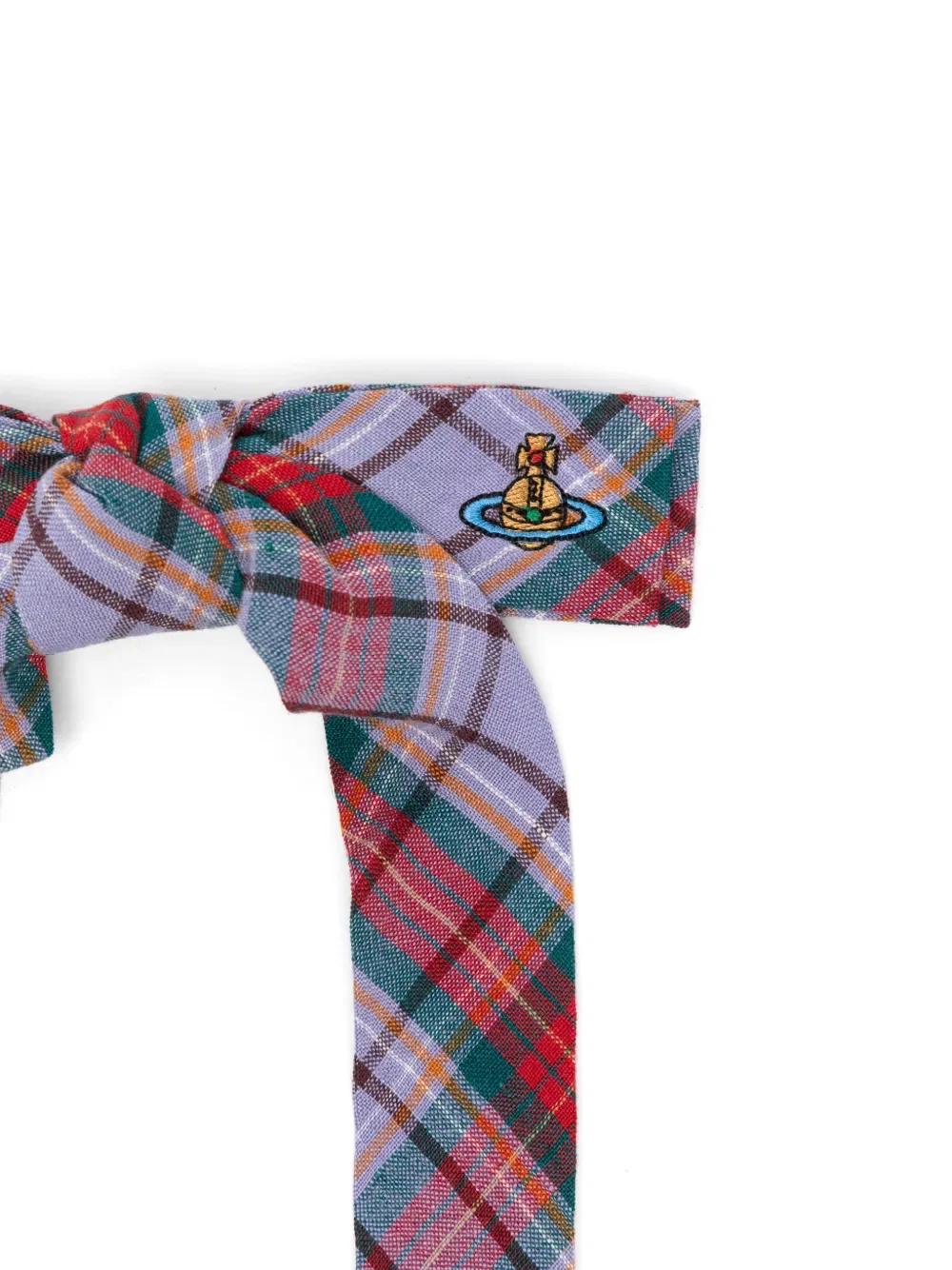 Заколка для волос с шаровидным узором в клетку Vivienne Westwood, фиолетовый — фото 2
