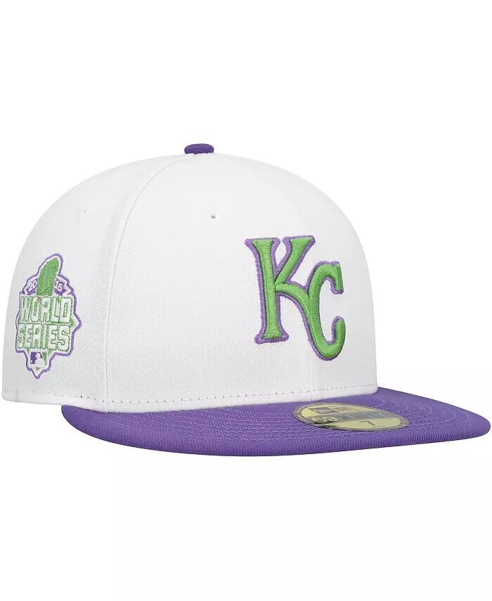 

Мужская белая кепка Kansas City Royals Side Patch 59FIFTY Fitted Hat New Era
