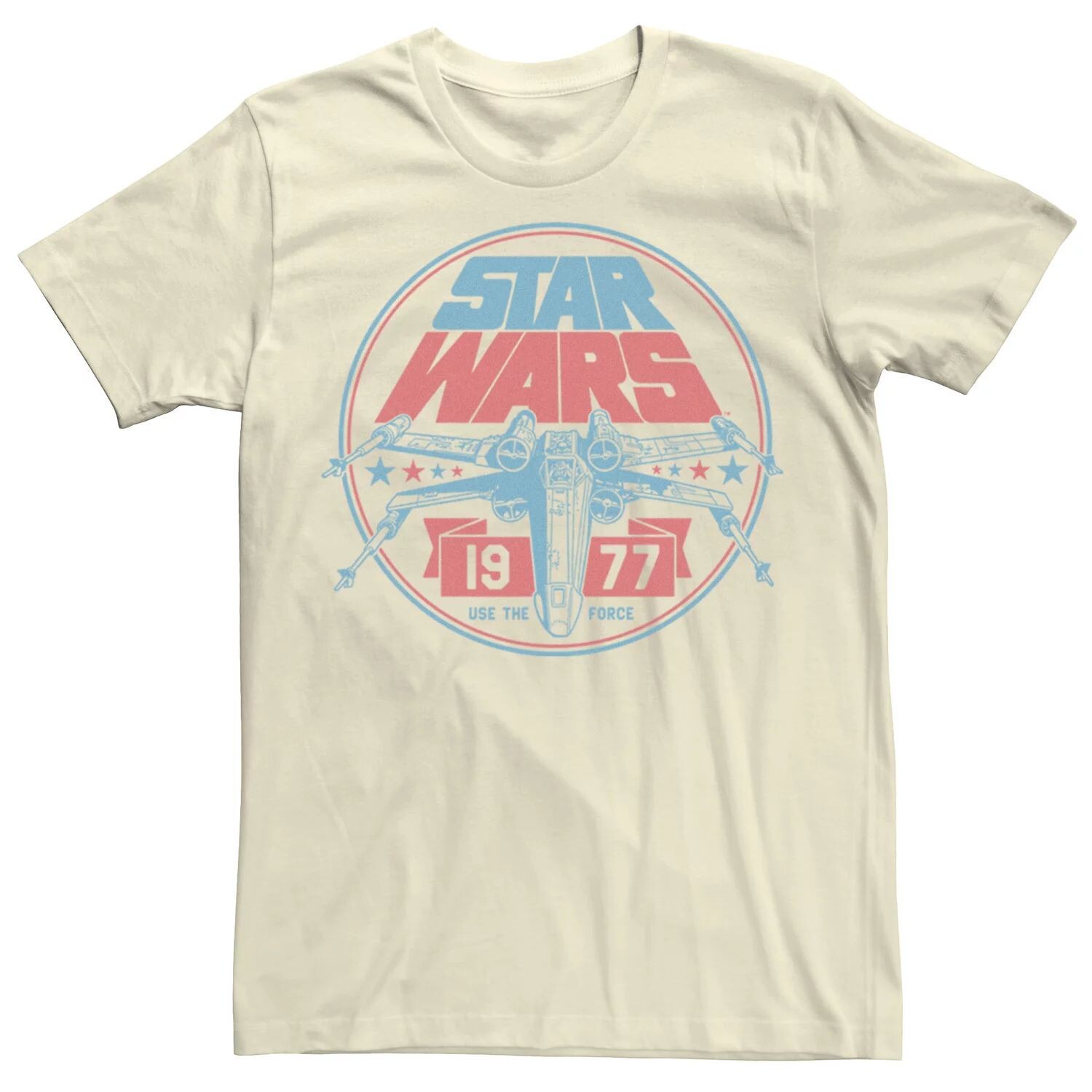 

Мужская футболка с винтажным значком Patriotic X-Wing и графическим рисунком Star Wars