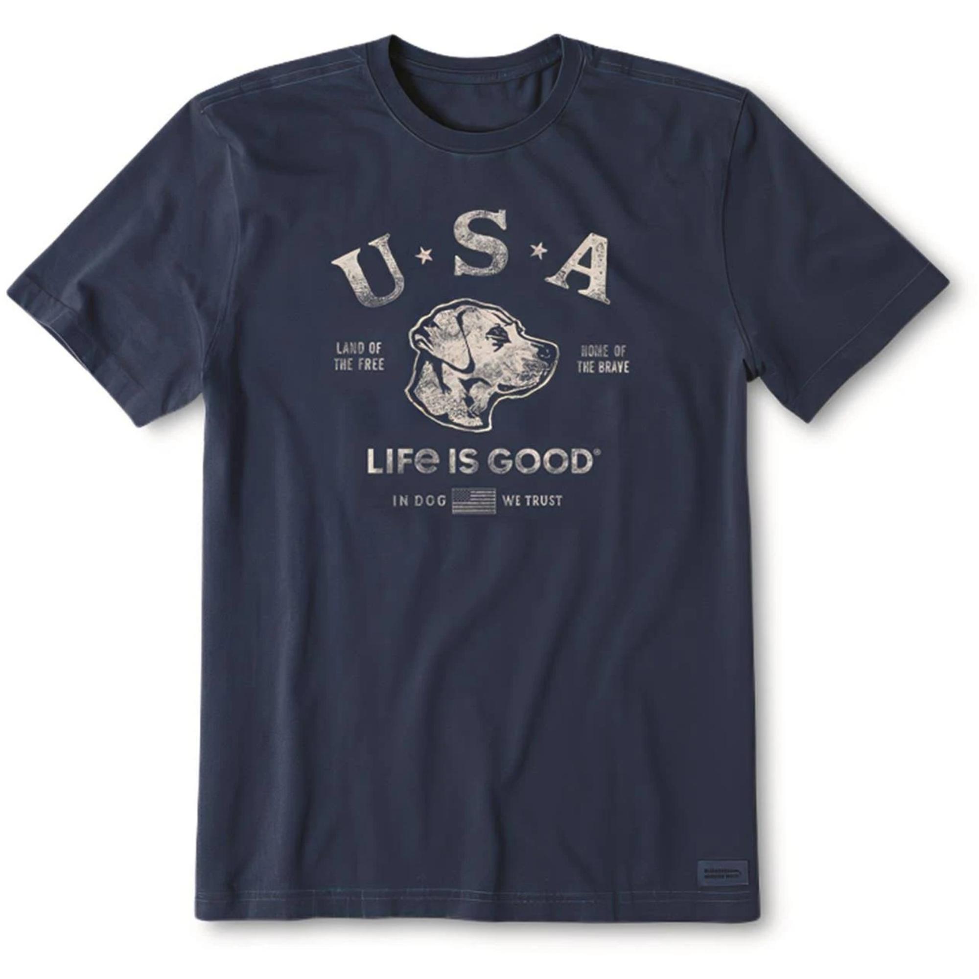 

Мужская футболка Manifesto Land of the Free Dog Life Is Good, Darkest Blue, Синий, Мужская футболка Manifesto Land of the Free Dog Life Is Good, Darkest Blue