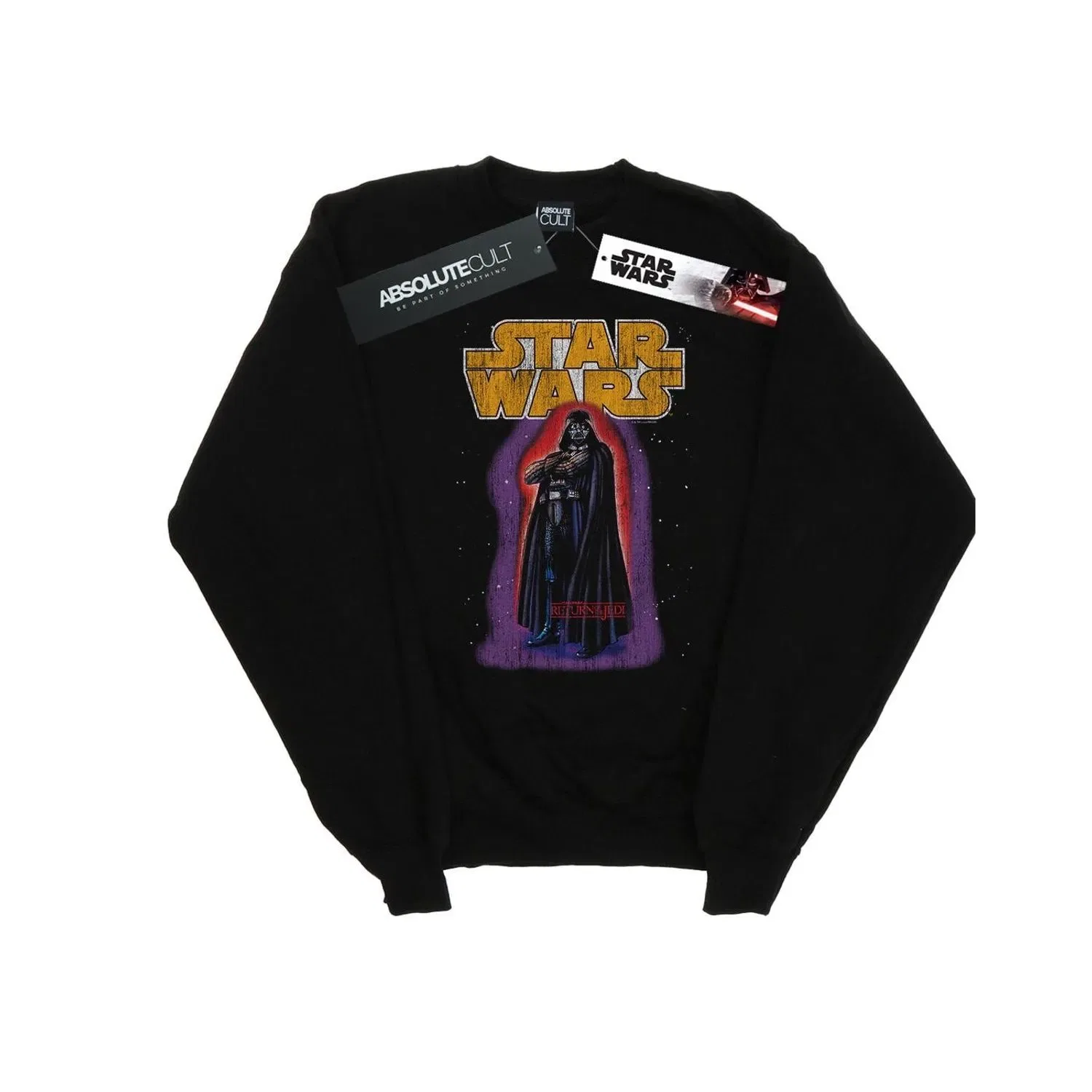Свитшот детский с принтом Darth Vader Star Wars, черный — фото 2