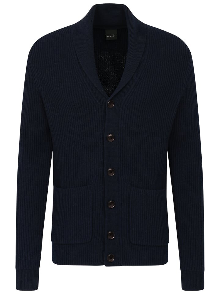 

Спортивная куртка Bugatti Strickjacke, цвет marine