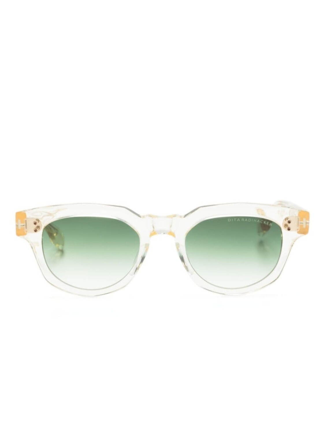 

Dita Eyewear солнцезащитные очки Radihacker в квадратной оправе, желтый