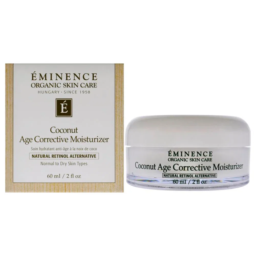 Увлажняющий крем Eminence Coconut Age Corrective Moisturizer для мужчин и женщин - 57 г (2 унции), Clear/Transparent