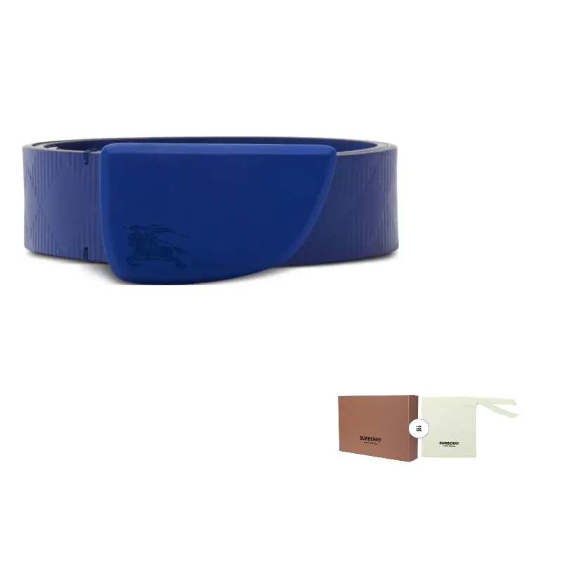 

Burberry Кожаный ремень Shield, Blue