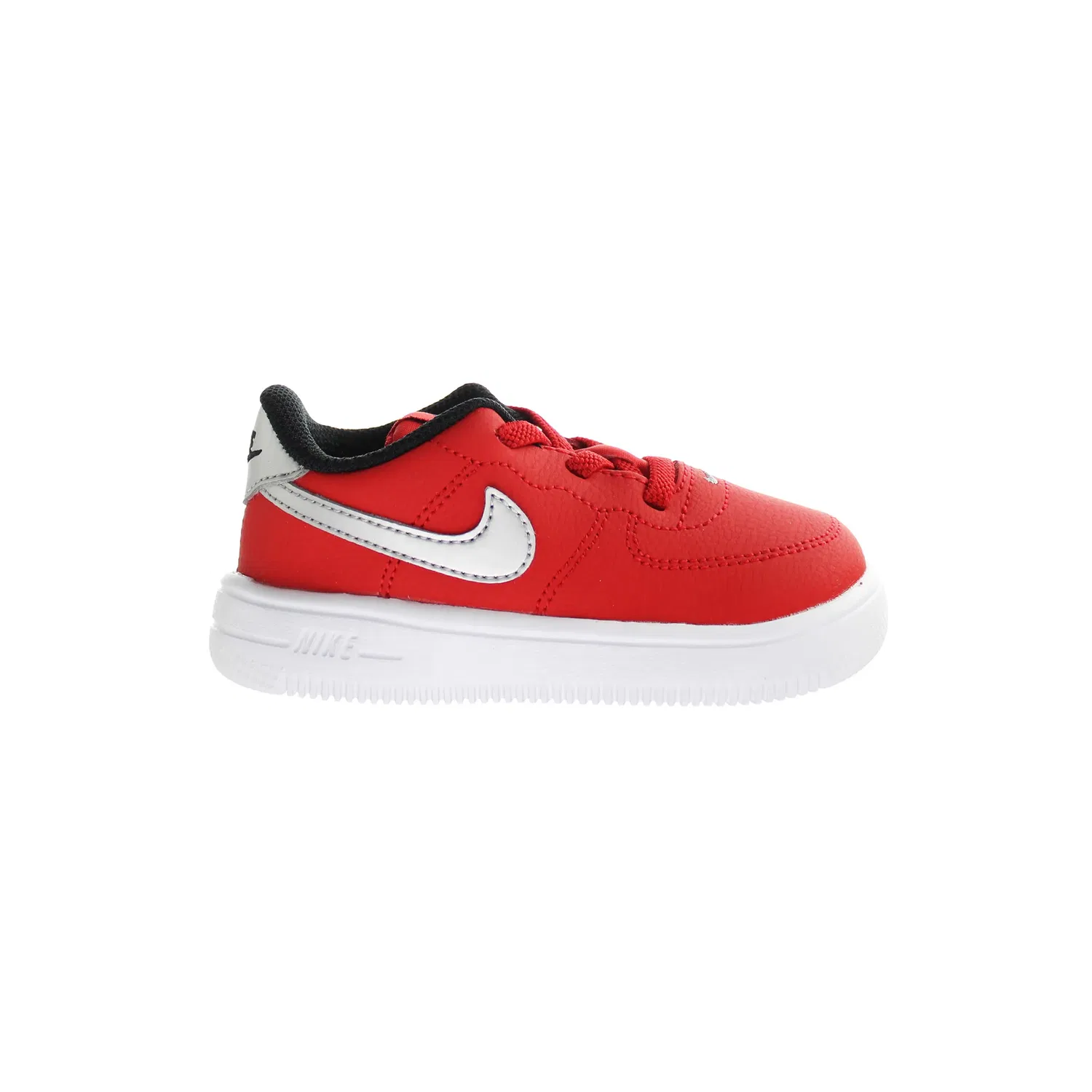 Кроссовки Nike Force 1 '18 (TD) красные замшевые, красный