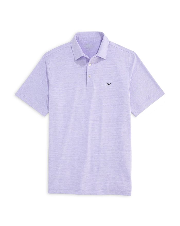 

Поло St. Jean Stripe Sankaty Regular Fit Vineyard Vines, фиолетовый