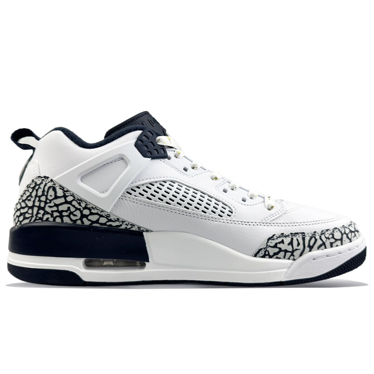 Кроссовки Jordan Spizike Vintage Basketball Shoes Men Low-top Blue, синий/белый — фото 2