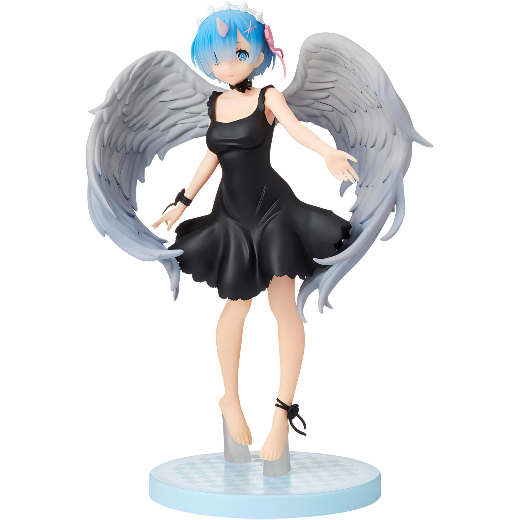 

SEGA Rem Zero Starting Life In Another World Rem Fallen Angel Shape черно-белая клетка база