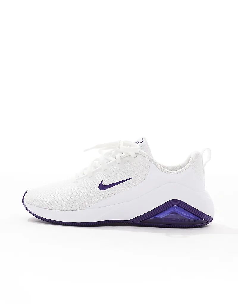 Кроссовки Nike Training Zoom Bella 7 белого и фиолетового цветов — фото 2
