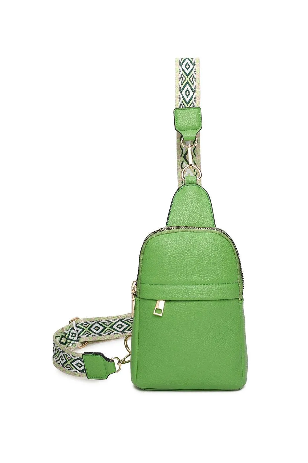 

Сумка через плечо Rango из искусственной кожи с холщовым ремешком Fontanella Fashion, зеленый