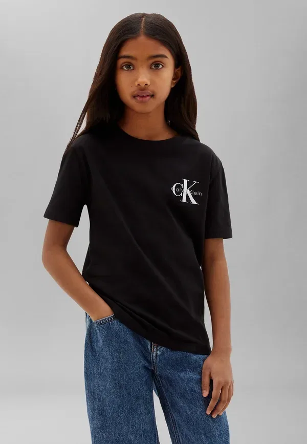 Футболка с принтом Monologo Calvin Klein Jeans, черный