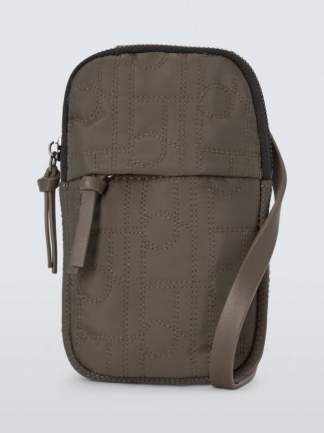 

Стёганая поясная сумка для телефона John Lewis, Khaki