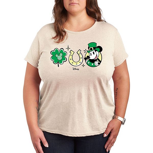 

Футболка с принтом Mickey Mouse и иконками St Patrick's Day Disney, Beige