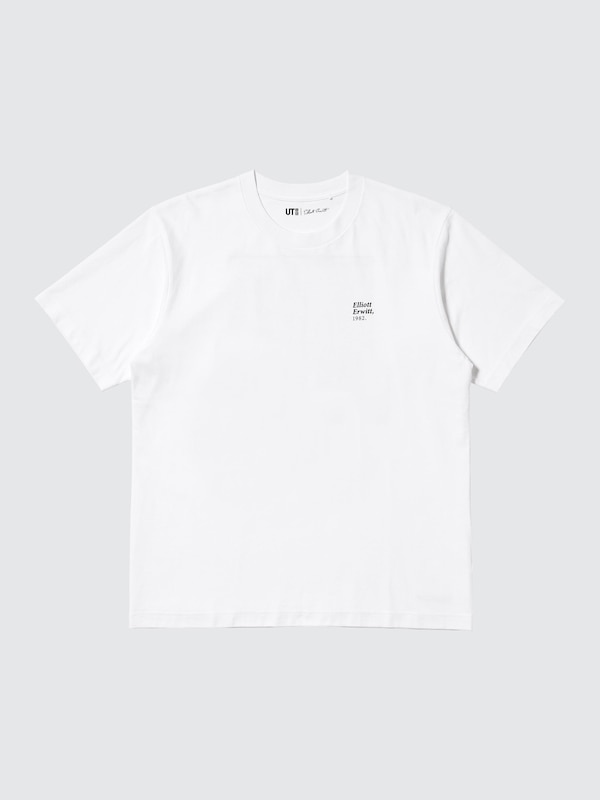 Футболка UT Elliott Erwitt Uniqlo, 00 white — фото 4