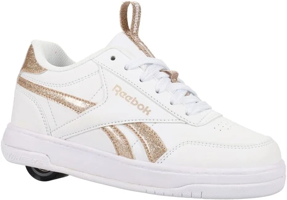 Кроссовки Heelys Reebok Cl Court Low (Little Kid/Big Kid/Adult) Unisex-Erwachsene Schuhe mit Rollabsatz, White — фото 2