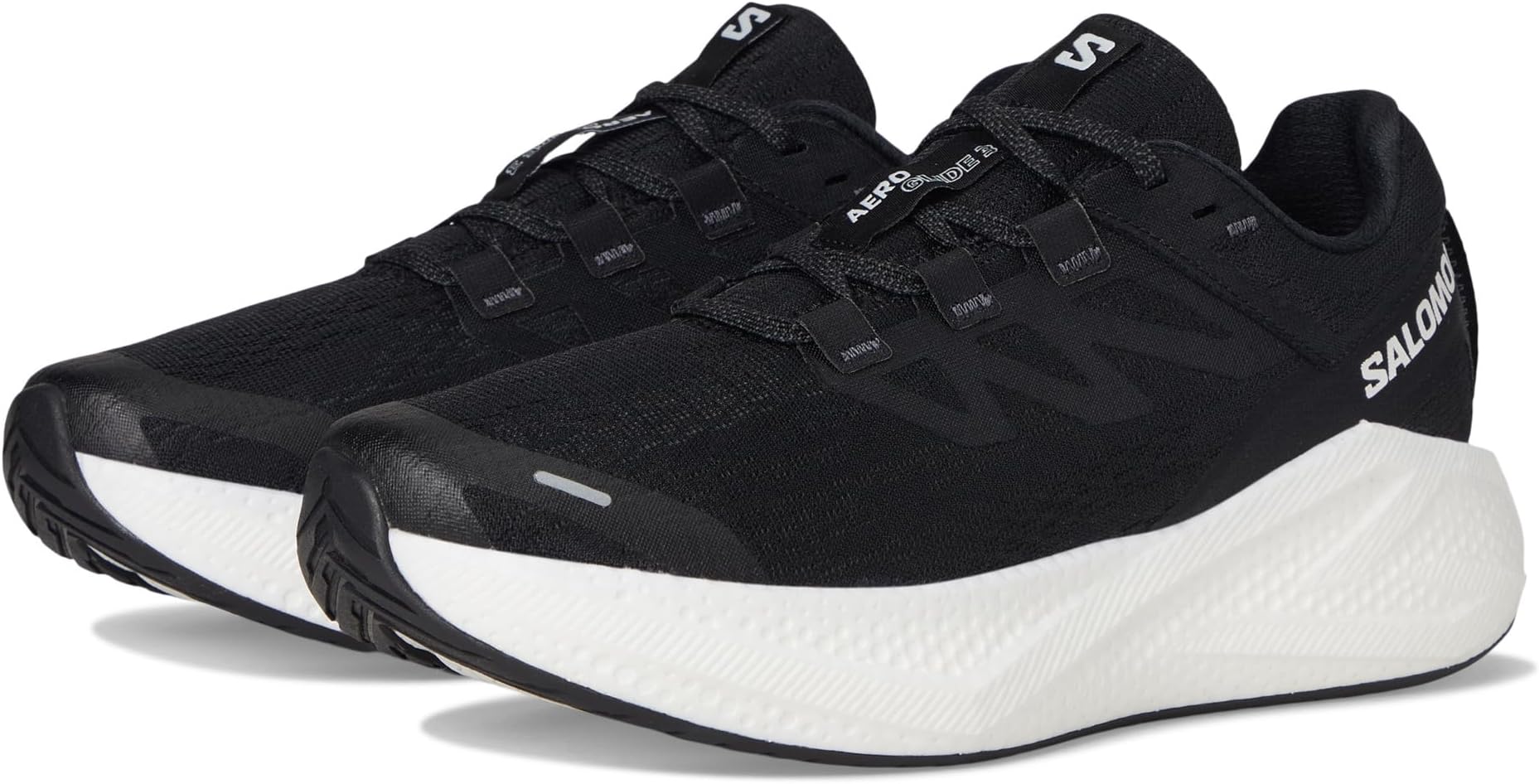 Кроссовки Salomon Aero Glide 3, цвет Black/White/Asphalt