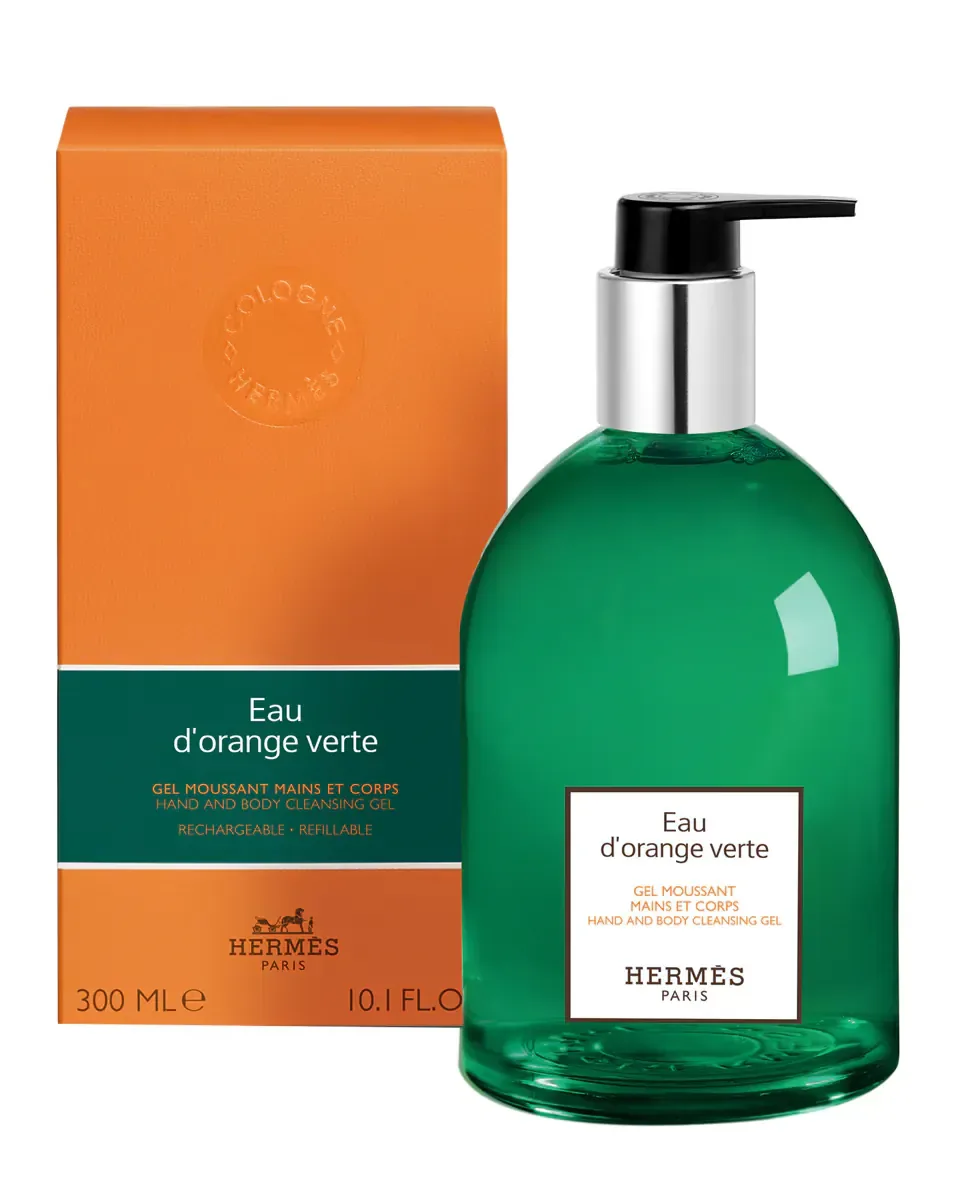 Пенящийся гель для рук и тела Eau d'Orange Verte 300 мл Hermès — фото 2