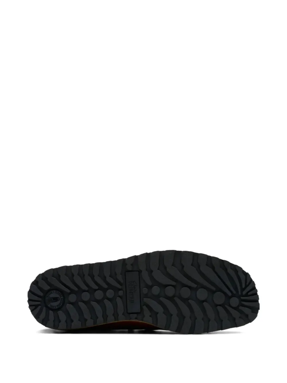 Кожаные ботинки-дезерты на шнуровке Clarks Originals, коричневый — фото 4