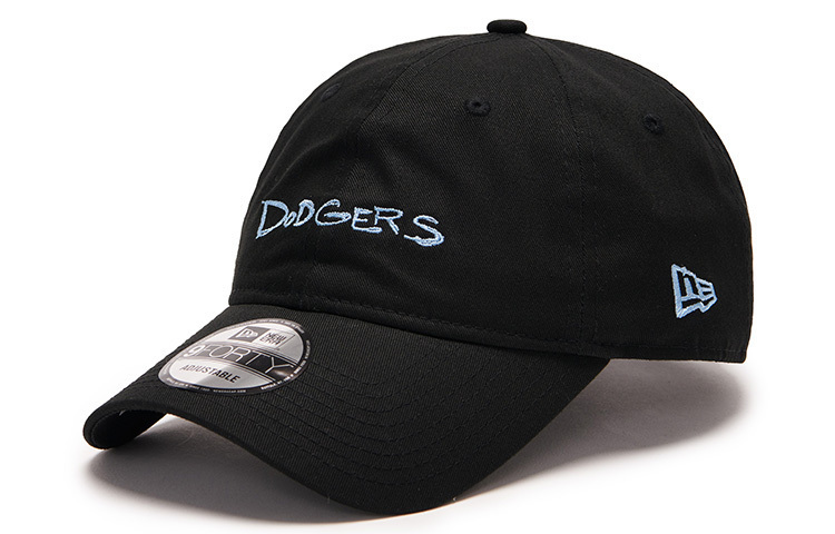 

New Era Хлопковая бейсболка унисекс черная