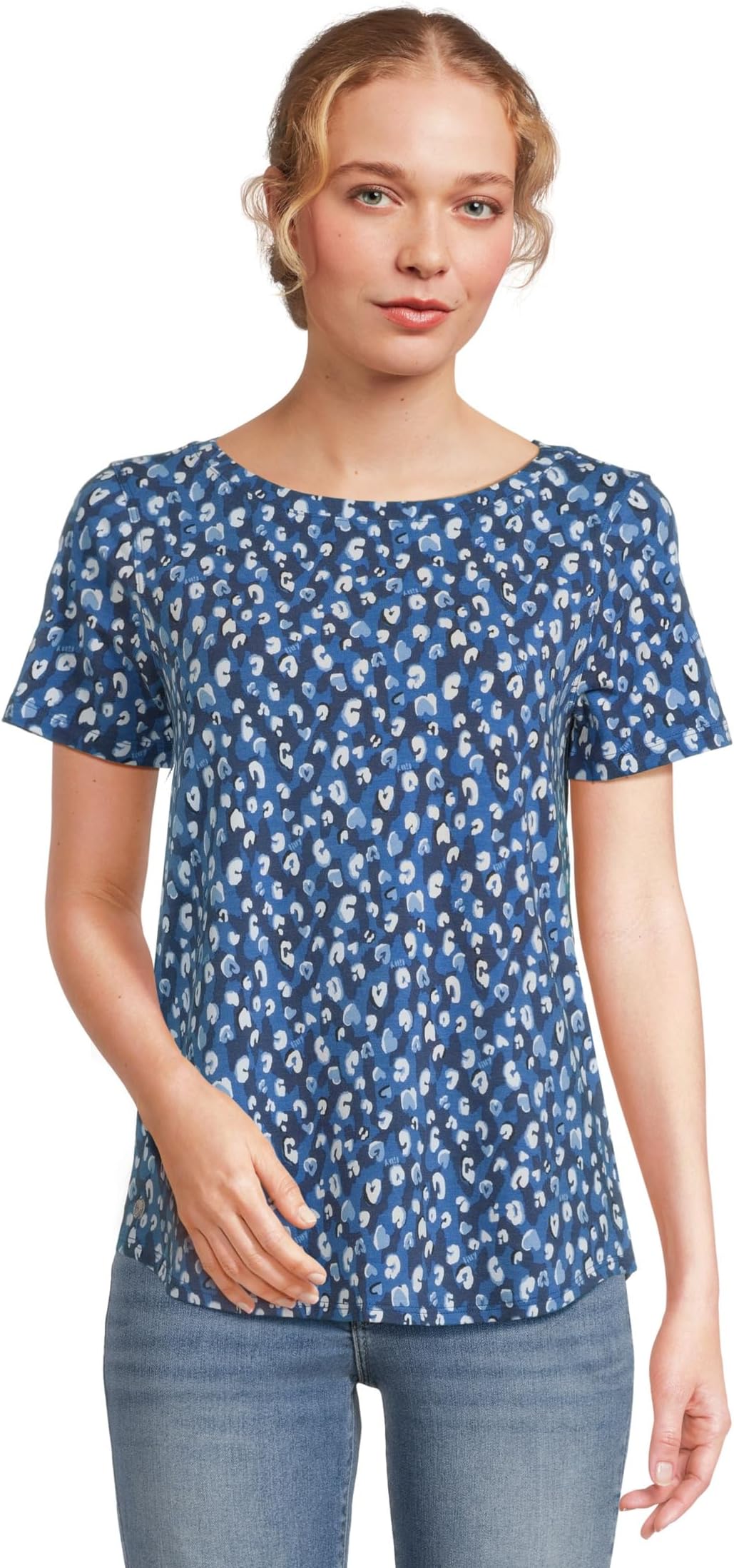 

Топ Lilly Pulitzer Key West Top, цвет Starlight Navy Youre An Animal