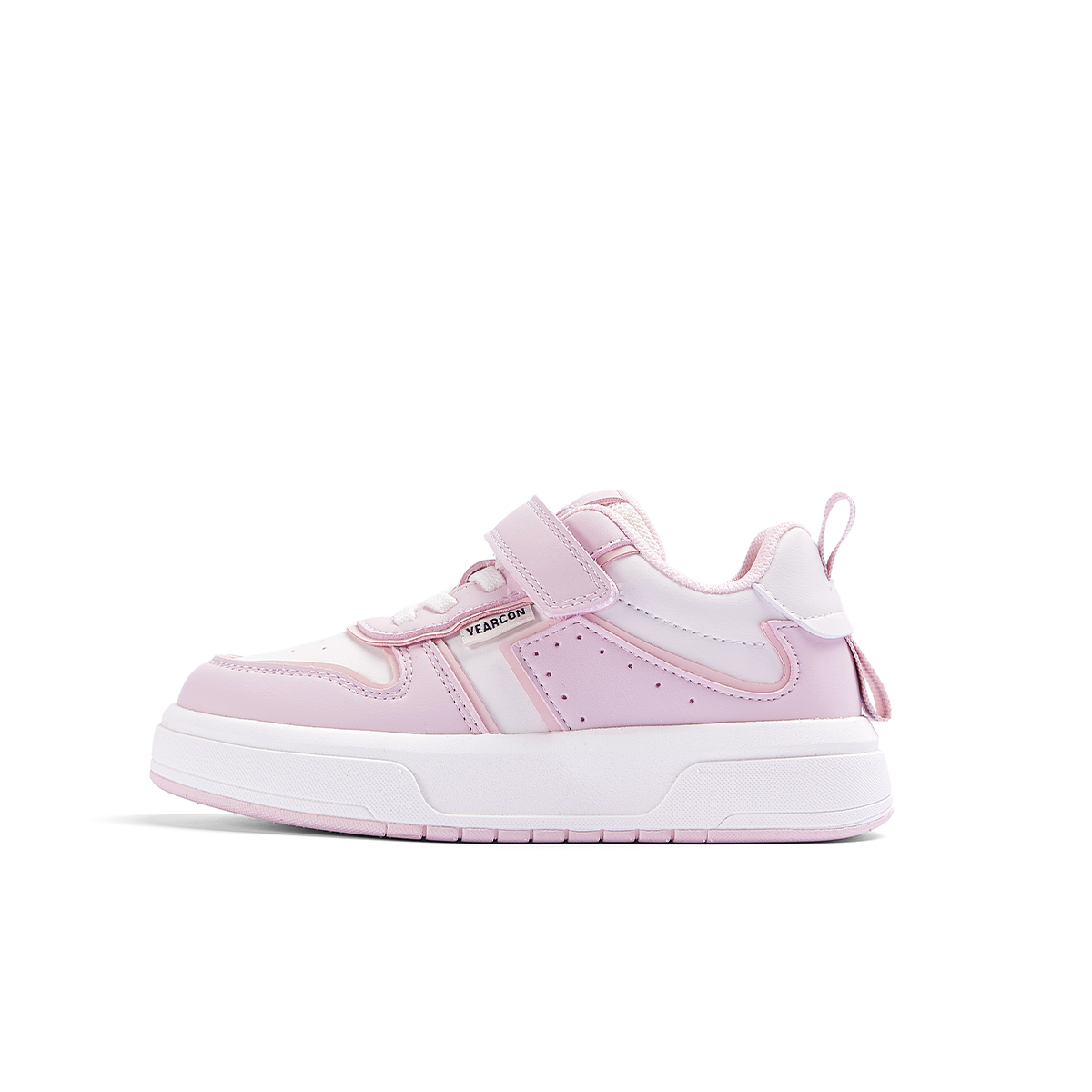 

Низкие скейтерские кроссовки для детей YEARCON, бежевый/розовый