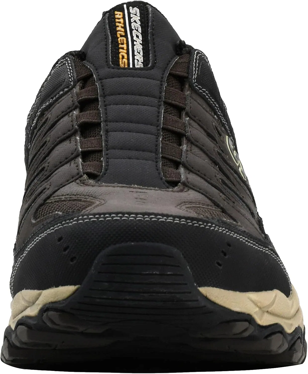 Кроссовки Skechers Afterburn M. Fit Wonted, коричневый/серо-коричневый — фото 2