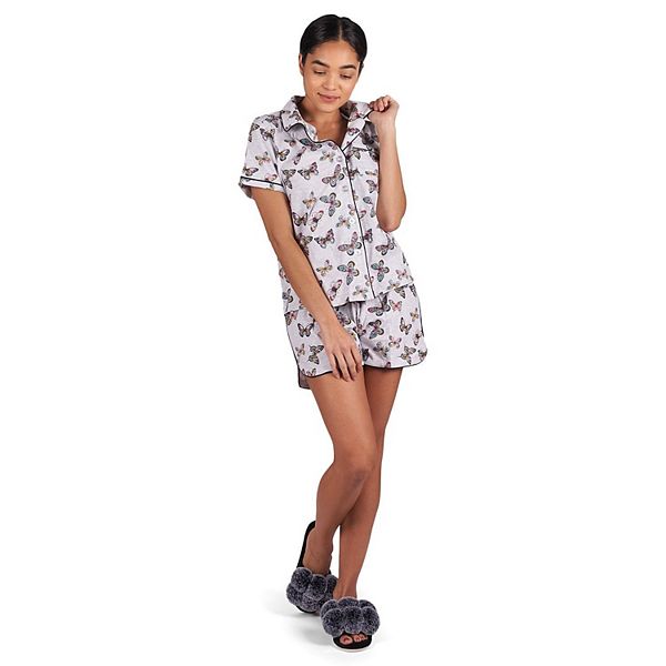 

Женский пижамный комплект с воротником-бабочкой из хлопковой смеси Memoi