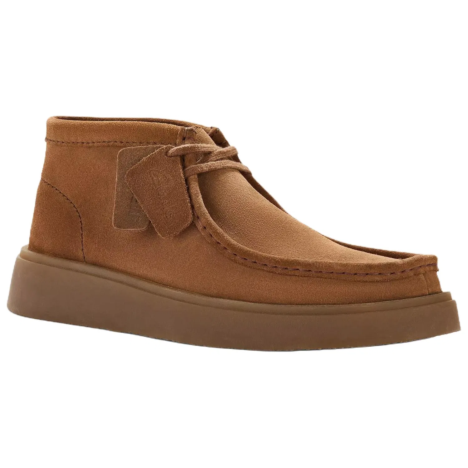 Ботинки замшевые Clarks Torview Hi коричневые — фото 4
