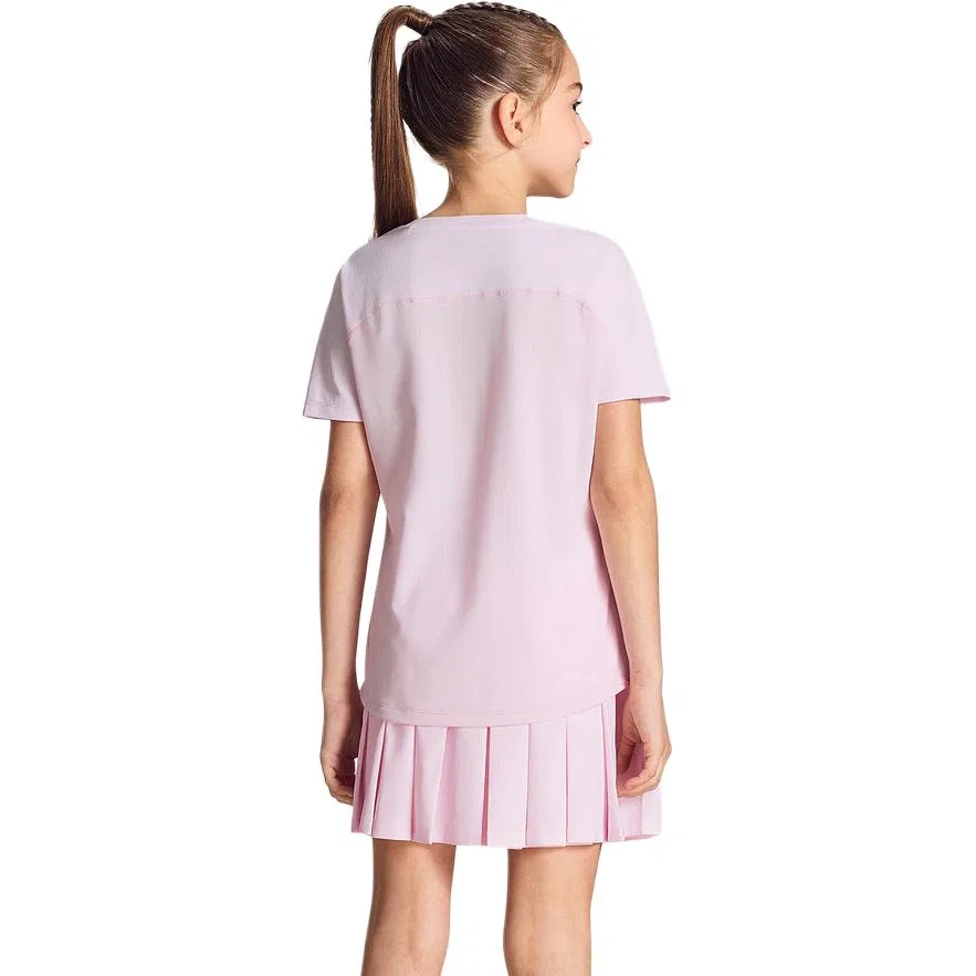 Футболка детская быстросохнущая DESCENTE Light Pink — фото 3
