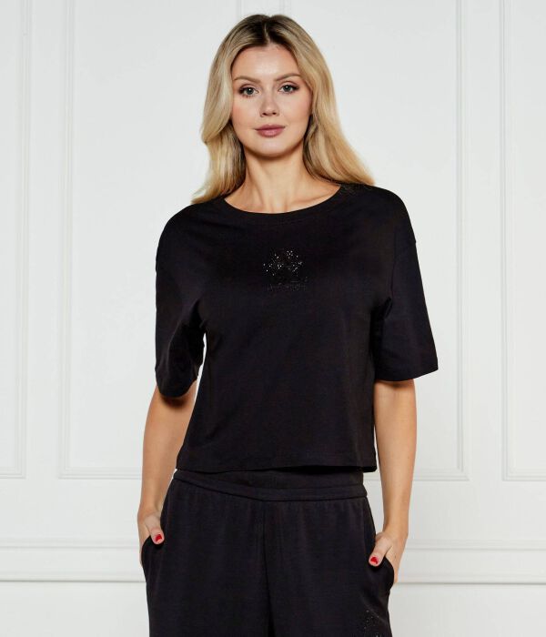 

Футболки Cropped fit Armani Exchange, черный