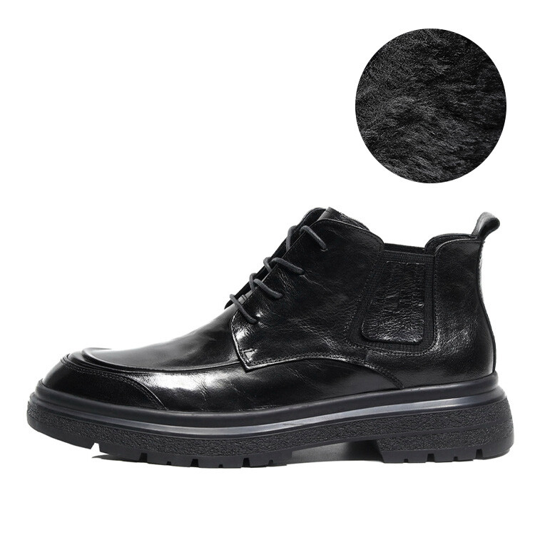 

Челси Ботинки Мужские Vifirfar, цвет Black Fleece-Lined