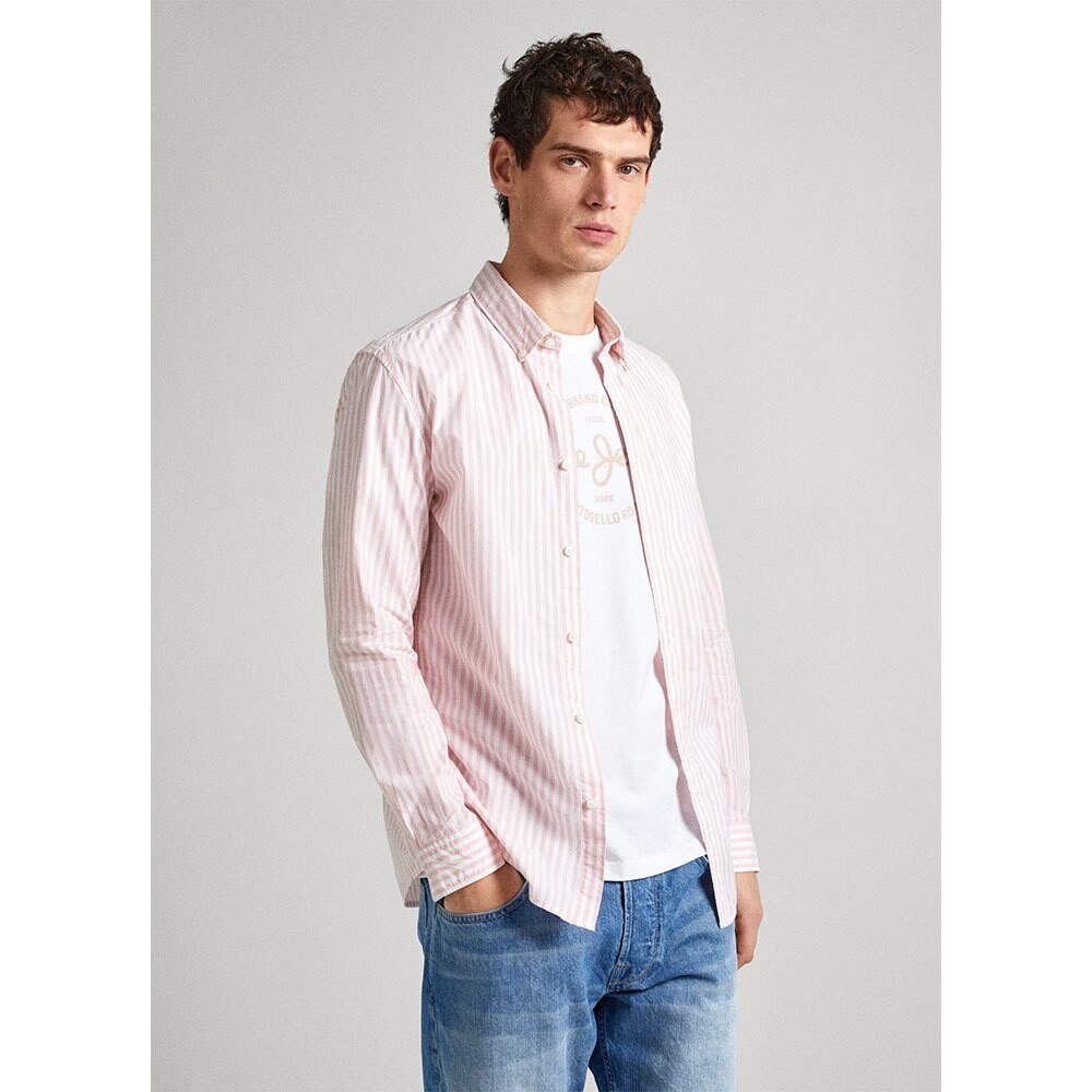 

Рубашка с длинным рукавом Pepe Jeans Pigdon, бежевый