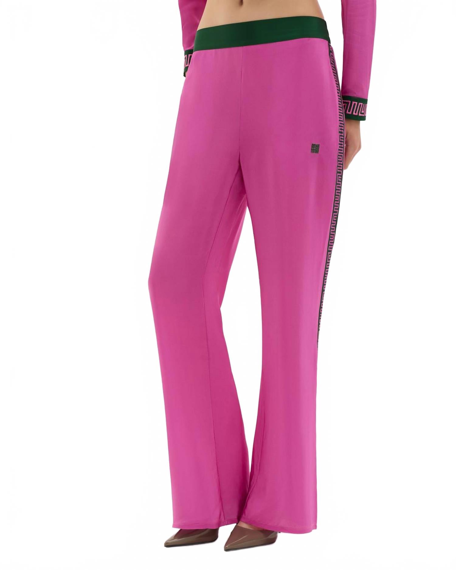 

Длинные брюки Flora розового цвета Muma World, розовый