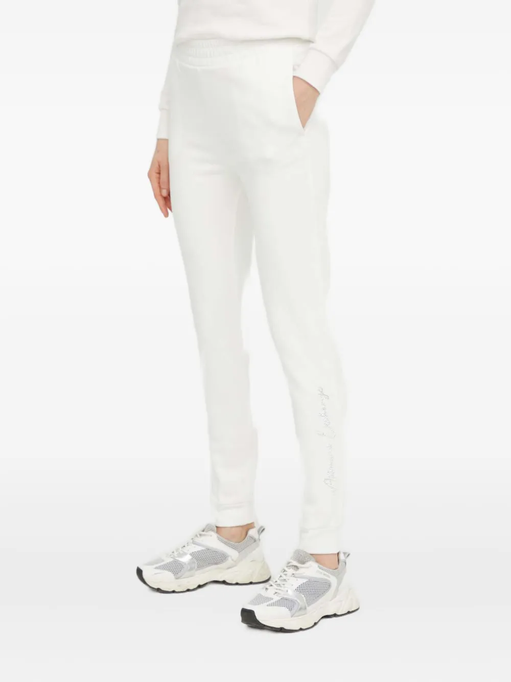 

Брюки с логотипом Armani Exchange, белый