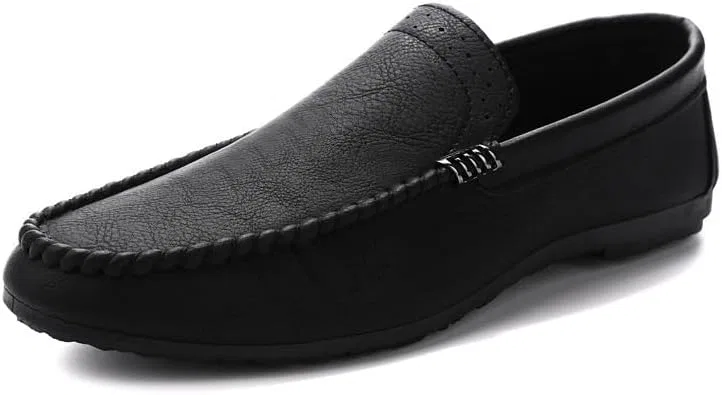 Мужские лоферы из искусственной кожи, TAYGUM, Black