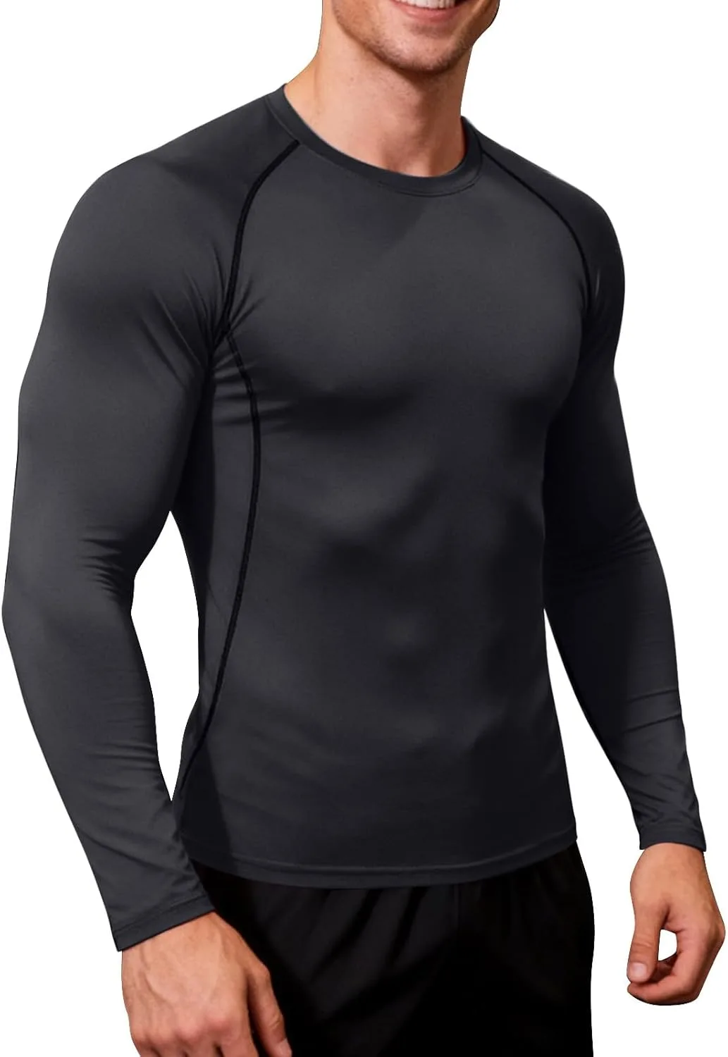 

Компрессионная футболка для мужчин Moisture Wicking с длинным рукавом