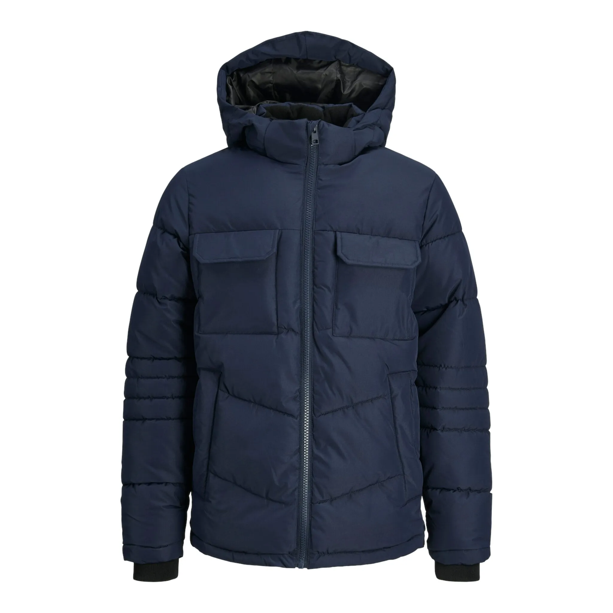 

Куртка Jack & Jones для подростков «JJBUILD PUFFER JNR», с капюшоном Jack & Jones Junior, цвет navy blazer