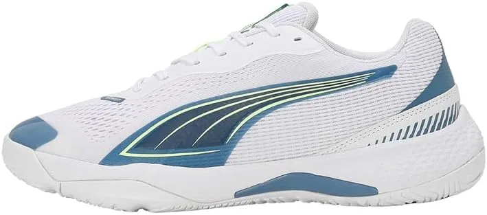 Кроссовки Puma Unisex Solarstrike III для игры в помещении, Puma White Blue Horizon — фото 2