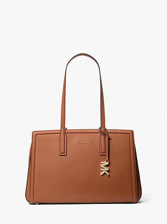

Laila кожаная сумка-тоут среднего размера Michael Kors, коричневый